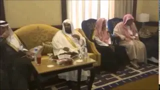 مقتطفات من زيارة الشيخ السديس لفضيلة القاضي الشيخ إياس البجوي