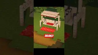 Como fazer um lindo balan&ccedil;o no Minecraft #minecraft #games #mcpe #minecraftbuild #minecraftjava #fyp