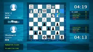 Chess Game Analysis: DOC E - Shadow13 : 0-1 (By ChessFriends.com)