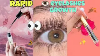 How To Grow EYELASHES Naturally 👀 Rapids Results thicker EYELASHES ✨