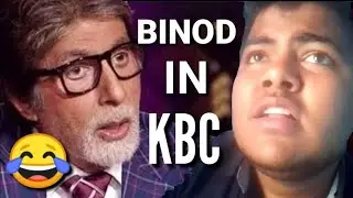 BINOD IN KBC 😂 - BINOD THARU - KAUN BANEGA CROREPATI - #slayypoint