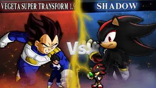 [MUGEN] AI BATTLE - Vegeta Super Transform 1.9 vs Shadow