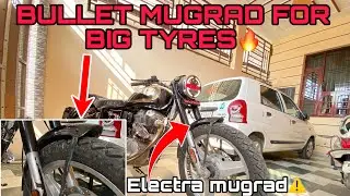 17/100 || 🔥BULLET FRONT MUDGUARD FOR BIG TYRE🔥 || DETAILED VIDEO⚠️ ||#vlog #rehpaupgrades