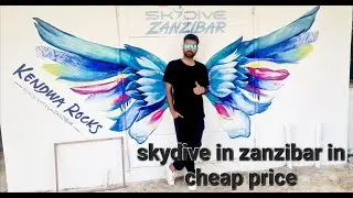 skydive in India | Zanzibar SKYDIVE || by Himachali boy #indian #solo #africa #travel