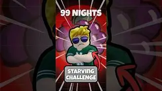 NO FOOD Challenge In 99 Nights 🤯🔥 #99nightintheforest #shorts #roblox