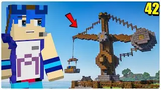 Minecraft #3steko #42 | رافعة رهيبة على الميناء البحري