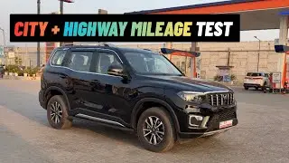 Mahindra Scorpio N Diesel Mileage Test | Real Highway & City Mileage 2025