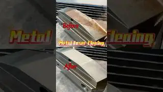 Stainless Steel Rust Laser Cleaning!Smooth ,faster and more Stable, High precision  #shorts