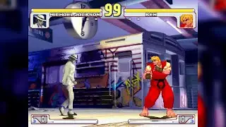 Michael Jackson vs. Street Fighter 3