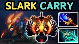 🔥 SLARK CARRY GAMEPLAY | NO ONE CAN CATCH HIM 🔥 DOTA 2 SAFELANE