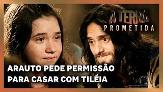 A TERRA PROMETIDA: Arauto pede permiss&atilde;o a Kira para se casar com Til&eacute;ia
