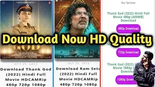 Movies Download HD Quality 2 Website #ramsetu #thankgod