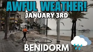 Benidorm: AWFUL WEATHER is on the way! 😨┃COLD, RAIN & STORM!