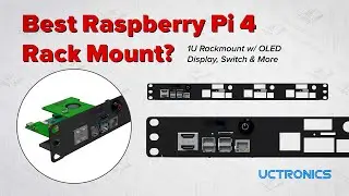 19&rdquo; 1U Raspberry Pi 4 Rack Mount (w/ OLED Display, Switch & More)