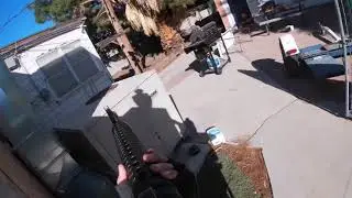03&rsquo; - Backyard Airsoft Gameplay