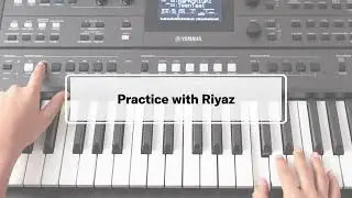Yamaha PSR-I510 & I610 Lesson Video 2: Practice a Raga Scale