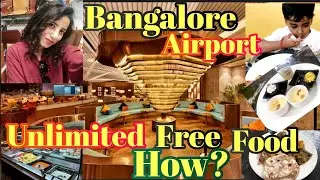080 Lounge Bangalore l Bengaluru Airport Terminal 1 Lounge l Unlimited food 080 Lounge Experience l