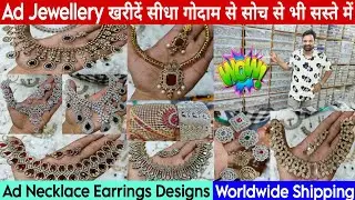 Latest Design AD Nacklace | AD Jewellery Wholesale Market | AD Jewellery Supplier | AD Bangles 