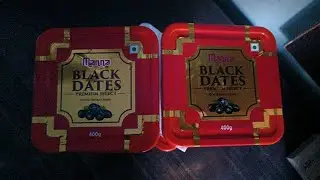 Manna Black Dates 400G - Khajoor | Khajur Unboxing-TECHNO MOON