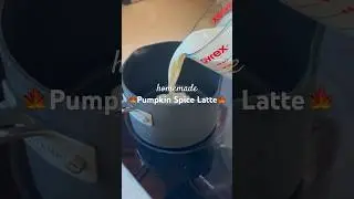 Homemade #psl recipe 🎃🍁#fall #recipe #diy #autumn #fallvibes #fallrecipe #cookwithme #coffee