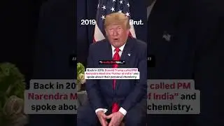 When Donald Trump praised PM Narendra Modi&rsquo;s leadership and called him the &ldquo;father of India&rdquo;.