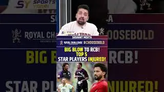 BIG BLOW TO RCB! TOP 5 STAR PLAYERS INJURED! #rcb #viratkohli #rajatpatidar #ipl2026