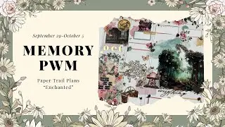 Memory Plan with me September 29-October 5 ft. Paper Trail Plans &ldquo;Enchanted&rdquo;