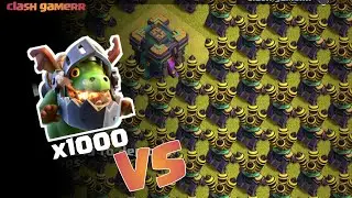 1000 Max Inferno Dragon VS Air Defence Base | #1 | Clash Gamerr