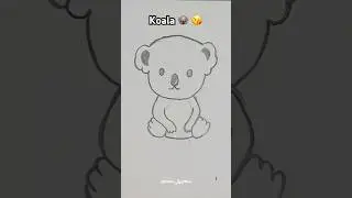 How to Draw a Koala Bear 🐨 Sketch of a Koala Bear