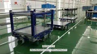 Benefits of Using Tugger Carts in Lean Manufacturing | FlexQube