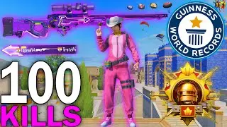 100 KILLS!!😱ALL PRO PLAYERS RUSHED ME IN ERANGEL🔥 PUBG MOBILE - BGMI