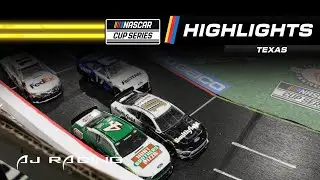 AJ RACING Highlights: Buescher goes Three Wide, Holds on for Stage Win