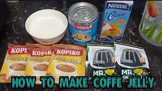 HOW TO MAKE COFFEE JELLY WITH KOPIKO BROWN COFFEE