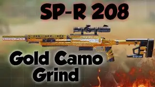 Call Of Duty Mobile SP-R 208 Gold Camo Grind