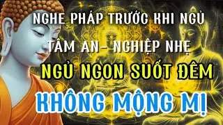 Nghe Pháp Mỗi Đêm | Tâm An Nghiệp Nhẹ – Ngủ Sâu Suốt Đêm Không Mộng Mị