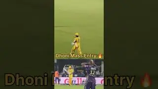 Dhoni Mass Entry🔥🔥🔥 #shorts
