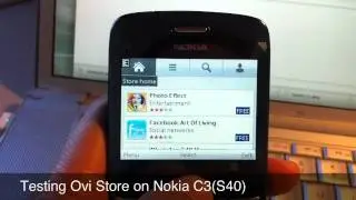 Магазин Ovi на Nokia C3