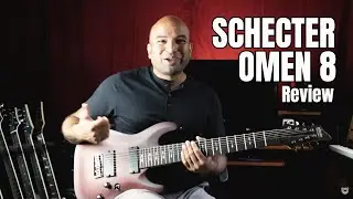 Обзор 8-струнной гитары Schecter Omen | Стандартные звукосниматели, удобство игры и звучание в стиле метал