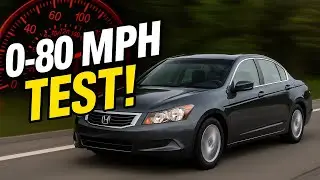 2010 Honda Accord 2.4L (5-Speed Manual) 0-80 MPH Acceleration