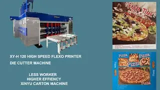 pizza box printer die cutter machine