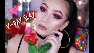SMOKEY Valentines Day Date Night Makeup & Hair