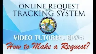 DepEd Cebu Province Online Request and Tracking System - Creating a Request