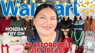 Walmart Plus Size Try On 2024! Holiday Outfits! Affordable Christmas Gift Ideas & Shop With Me Finds