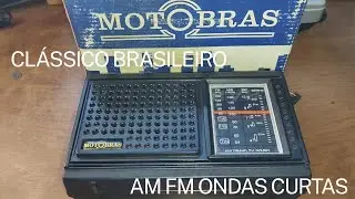 Rádio Motobras RM-PF32 | Clássico Brasileiro Vintage AM FM Ondas Curtas