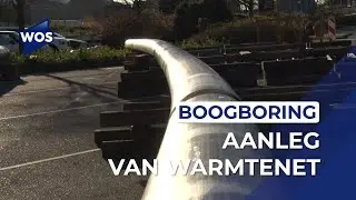 Boogboring voor warmtenet