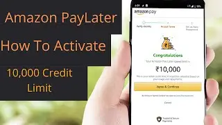 How To Activate Amazon Pay Later | Get 10,000 Credit Limit