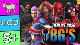 TIERLIST MEJORES PERSONAJES DE BG'S 2026 | Marvel Contest of Champions | DiegoFetuccini