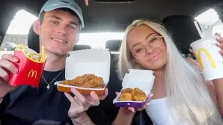 McDonalds MUKBANG with my BOYFRIEND | I'm HOME!?