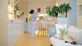 Уборка перед Лунным Новым годом｜ Создаём уютный дом с моей кошкой🐱🧧