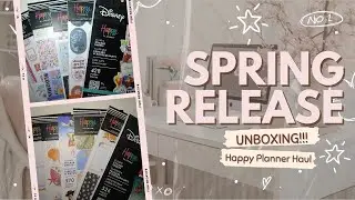UNBOXING Sticker Books | Happy Planner Spring Release 2025 HAUL